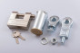ILS 90mm Heavy Duty Roller Shutter Door Ground Locking Unit and ILS 2000 Padlock Kit | Additional Ground Anchor Security for Roller Shutter Doors on Garages and Lockup Units