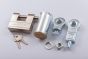 ILS 90mm Heavy Duty Roller Shutter Door Ground Locking Unit and ILS 2000 Padlock Kit | Additional Ground Anchor Security for Roller Shutter Doors on Garages and Lockup Units