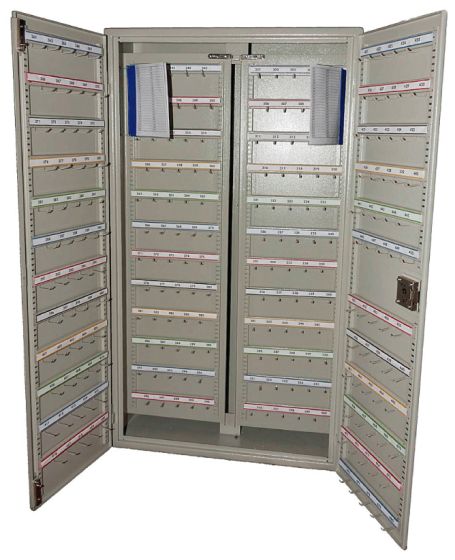 Freestanding Padlock Storage Cabinet Holds 300 Padlocks