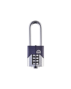 SQUIRE VULCAN 50MM RECODABLE COMBINATION X LONG SHACKLE 2.5