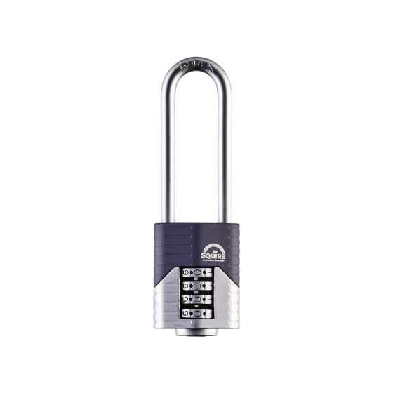 Squire Vulcan 40mm Recodable Combination X Long Shackle - 2.5