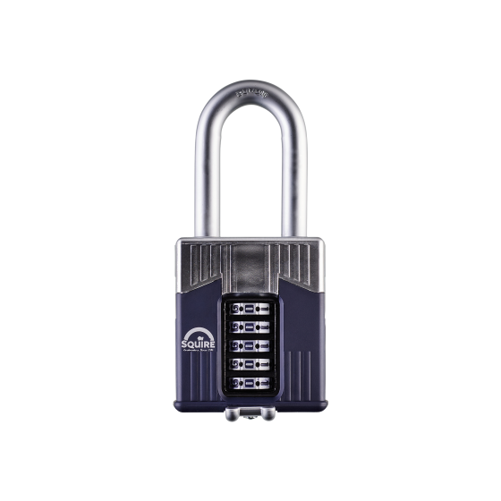Squire Warrior 65mm Armoured Steel Body X Long Shackle - WARRIOR65/2.5
