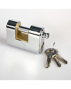 Panzer 77mm Single Lockbolt Fully Armoured Padlock with 3 keys - Keyed alike