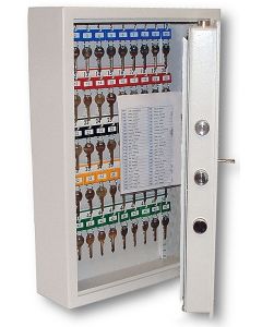 Highly Secure Key Cabinet with 50 Storage Hooks