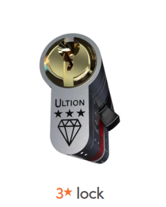 3 STAR Ultion Euro Profile Lock 