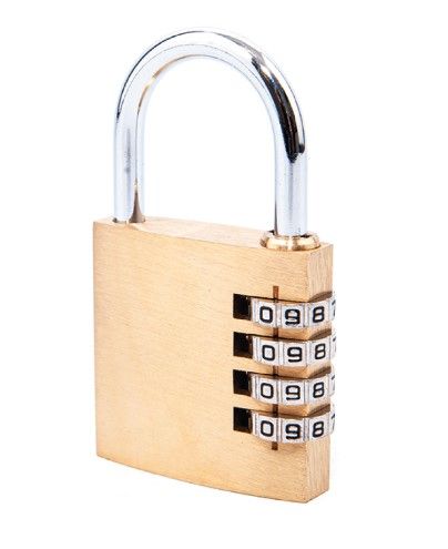 Brass Combination Padlock 40mm
