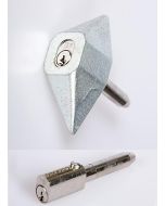  Oval Bullet Lock Chrome Plated 005