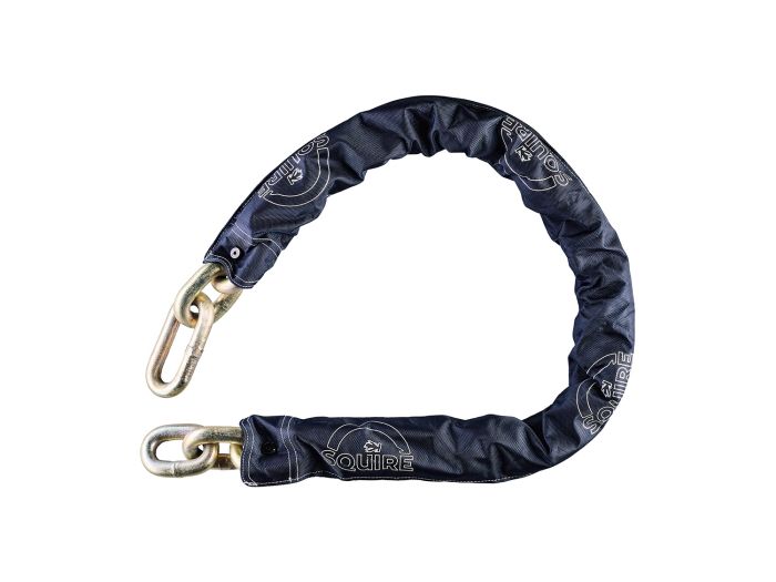 SQUIRE 19MM HARDENED ALLOY CHAIN SLEEVED 1500MM LENGTH M/C GOLD