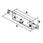 Central Shutter Lock - 56mm wide. ILS 2259
