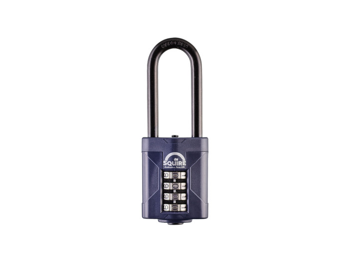 Squire CP50 50mm Recodable Combination Hardened Steel X Long Shackle