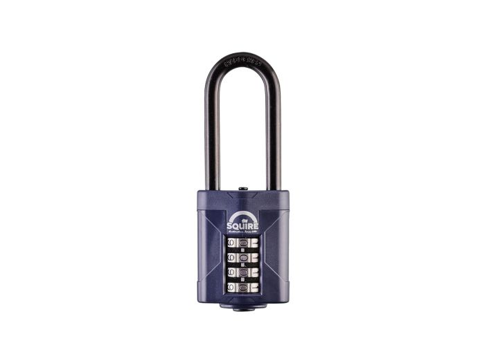 Squire CP50 50mm Recodable Combination Hardened Steel X Long Shackle 