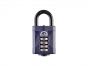 SQUIRE CP50 50MM RECODABLE COMBINATION HARDENED STEEL SHACKLE