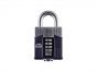 Squire Warrior 65mm Armoured Steel Body Boron Open Shackle 