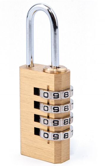 Brass Combination Padlock 21mm