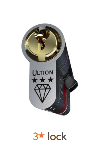3 STAR Ultion Euro Profile Lock 